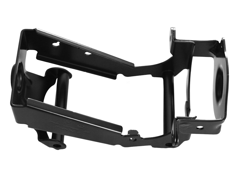Stabiles schwarzes Metall-Bauteil für Fahrzeuge – J&S Automotive Technology